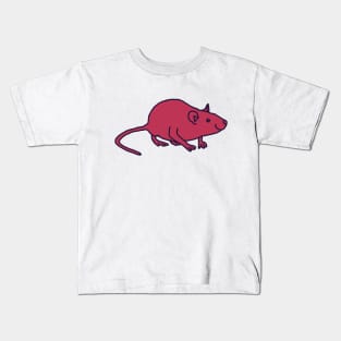 Viva Magenta Color of the Year 2023 Rat Kids T-Shirt